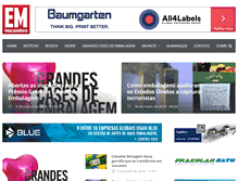 Tablet Screenshot of embalagemmarca.com.br